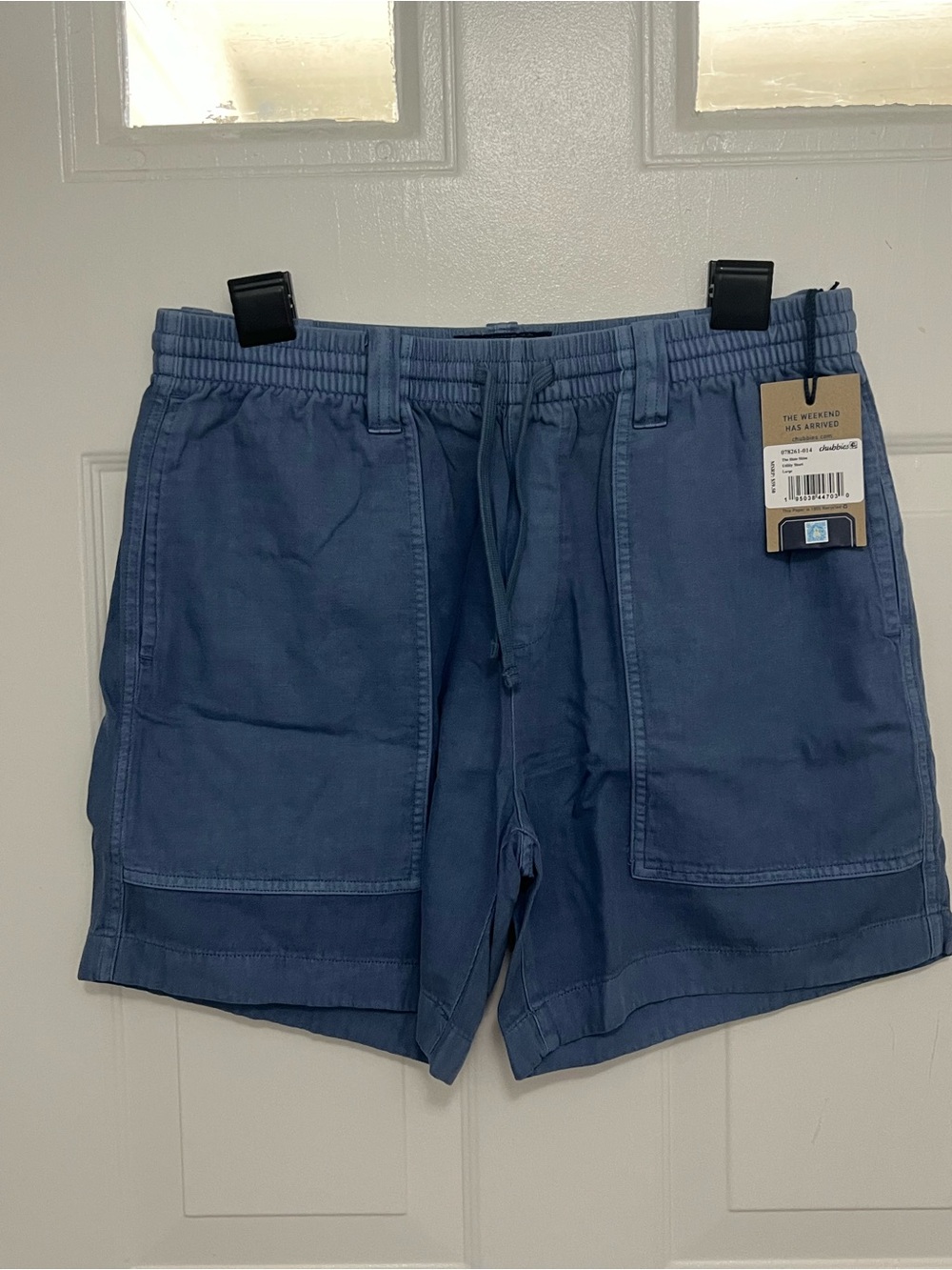 Chubbies Drawstring Casual Shorts in Blue